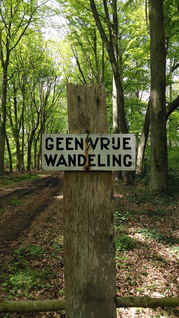 Mogelijke blokkade op de route